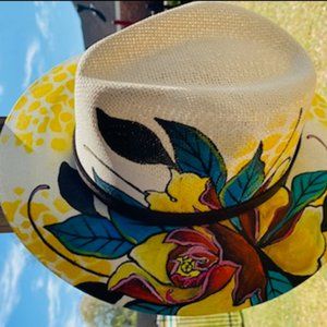 Hand Painted Hat 🤠